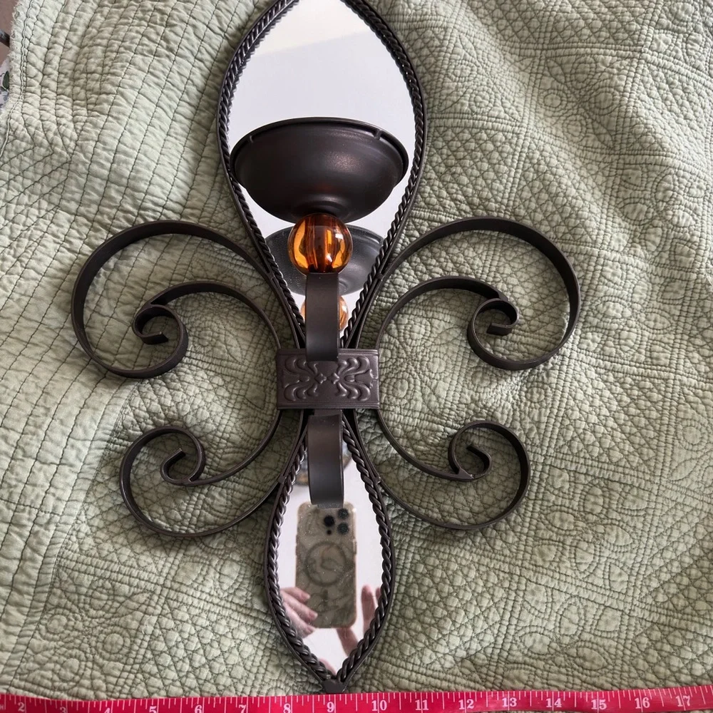 Wall Candle holder and Mirror